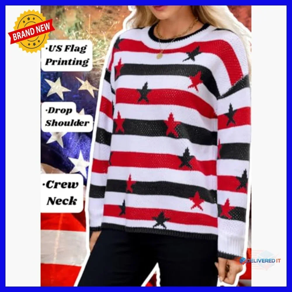 Oversized Chunky Knit Sweater Tunic Long Sleeve Crewneck High Low Top